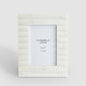 Cici Ribbed 5 x 7 Photo Frame Marble