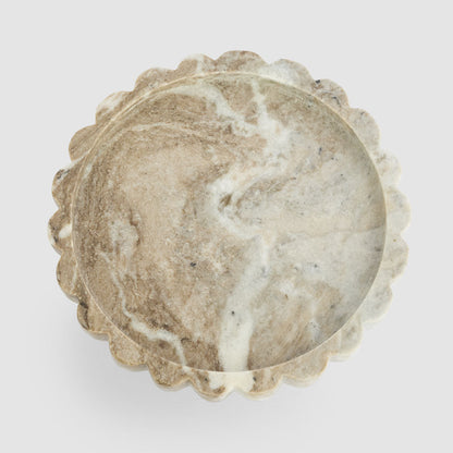 Arco Scalloped Cake Stand Toronto Marble