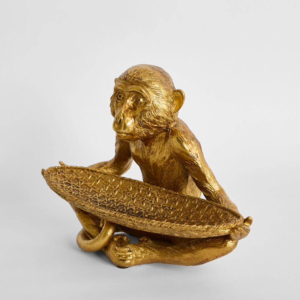 Simeon Monkey Dish Gold