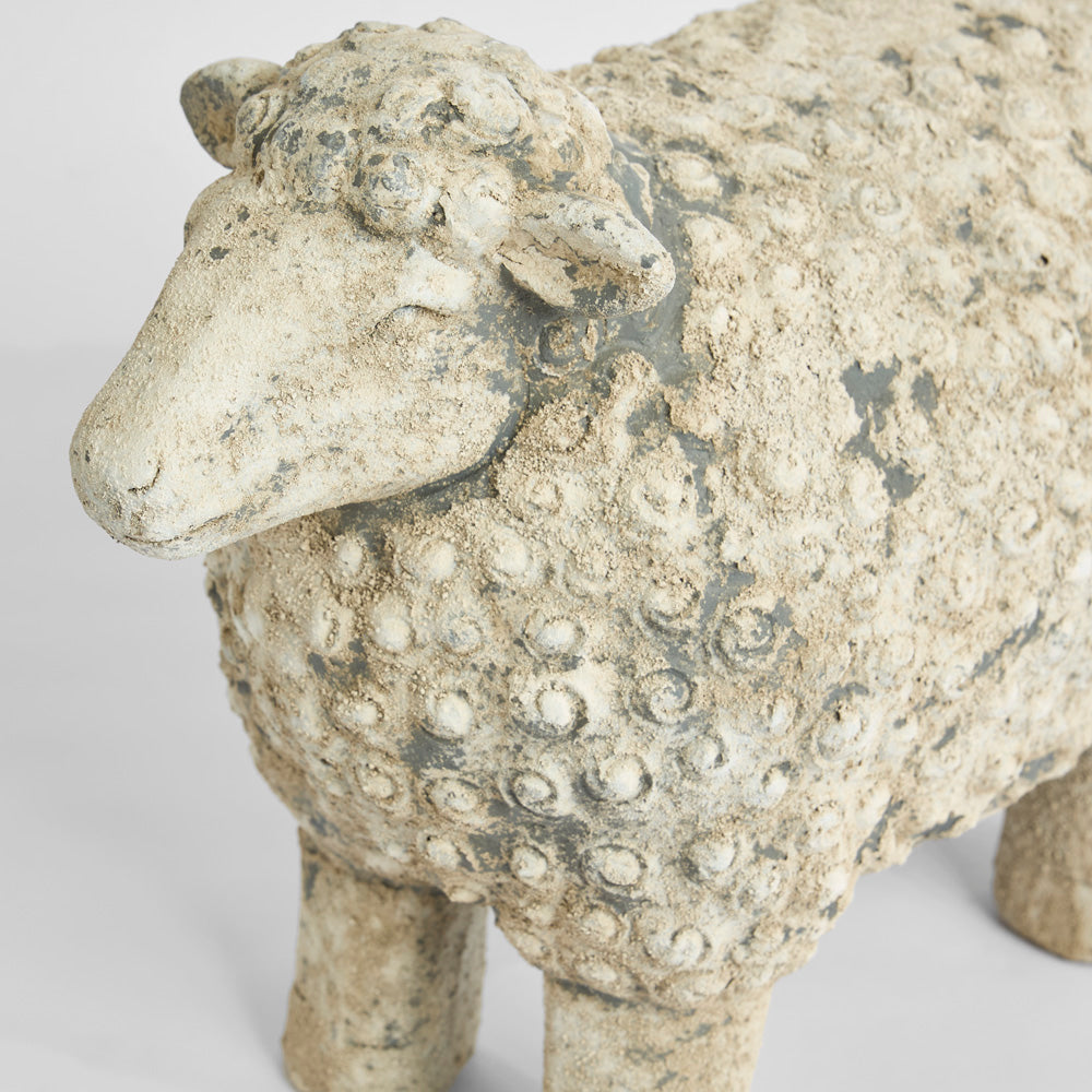 Shaun Sheep Sculpture Small Cream