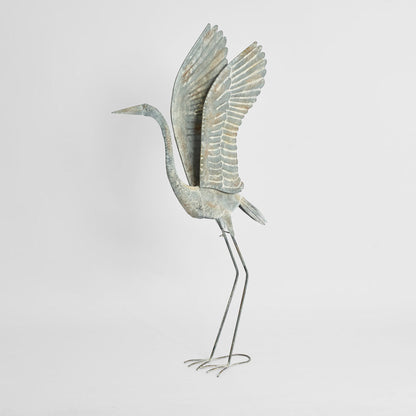 Crane Statue Large