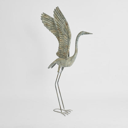 Crane Statue Large