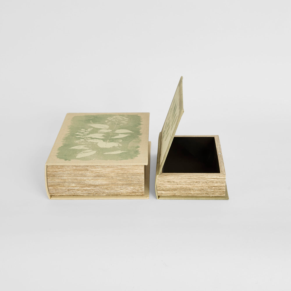 Decorative Book Box Light Green
