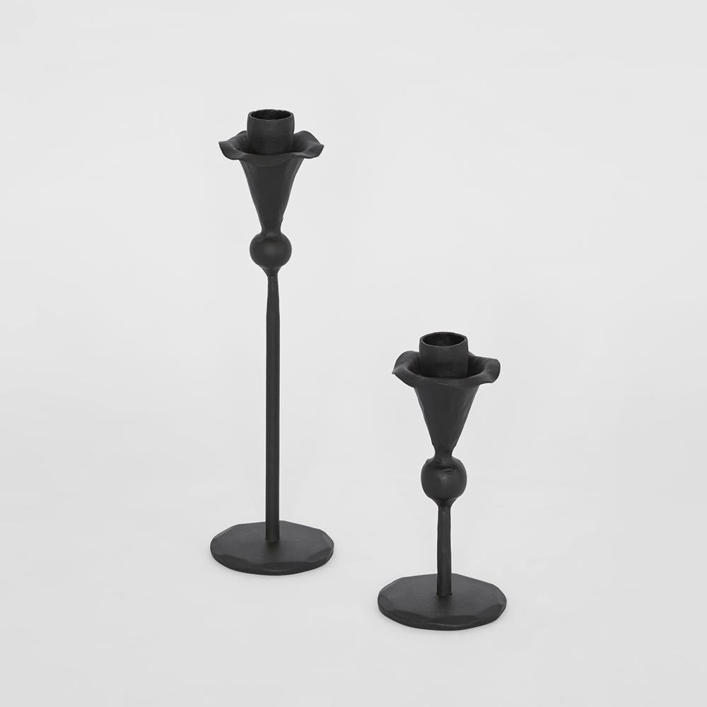 Claudia Forged Iron Candle Holder