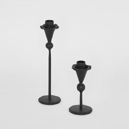 Claudia Forged Iron Candle Holder