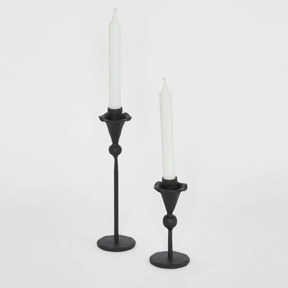 Claudia Forged Iron Candle Holder