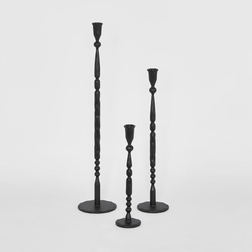 Jonah Forged Iron Candle Holder
