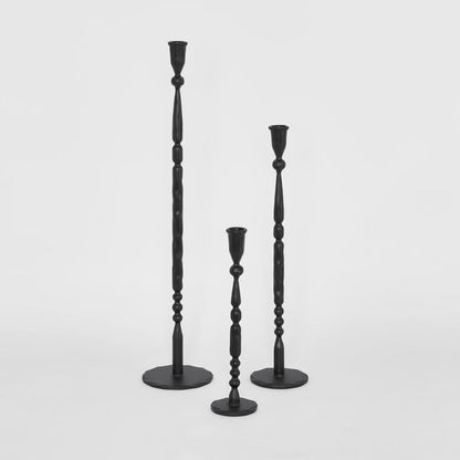 Jonah Forged Iron Candle Holder