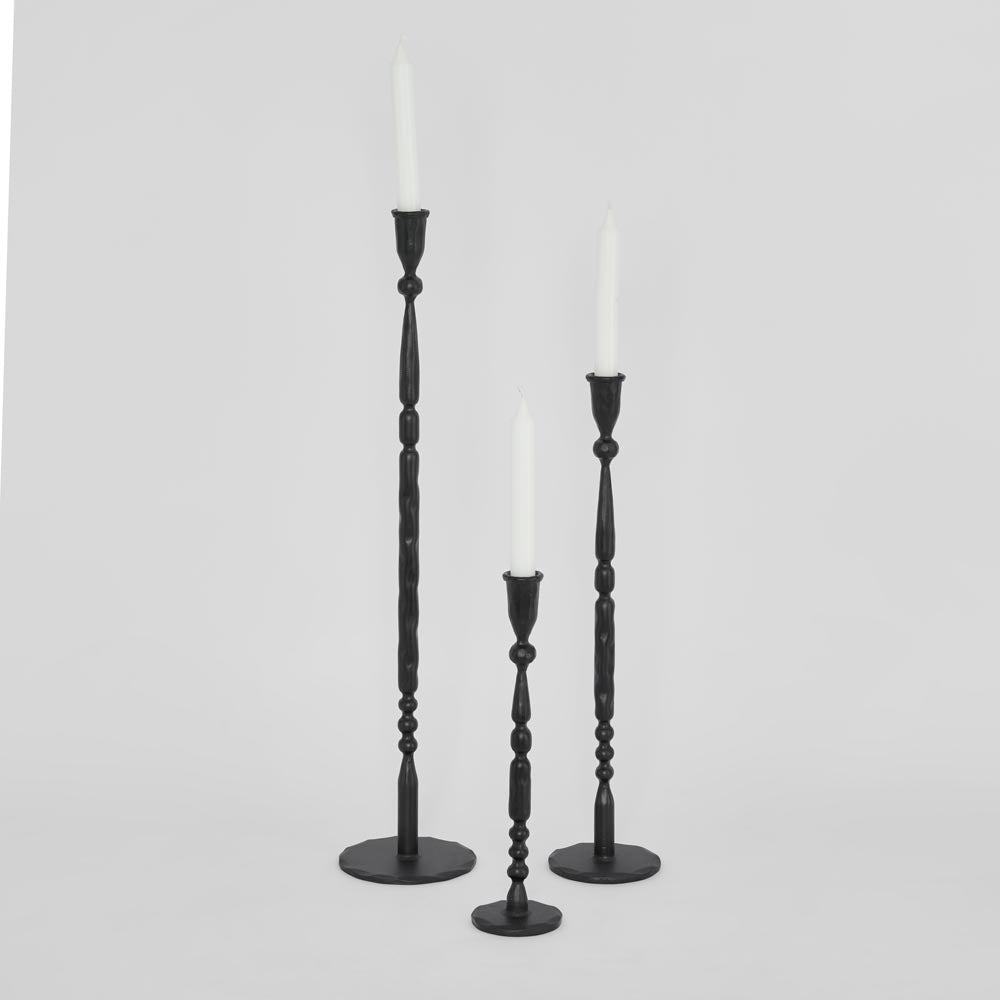 Jonah Forged Iron Candle Holder