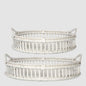 Trays Rattan Bahama White