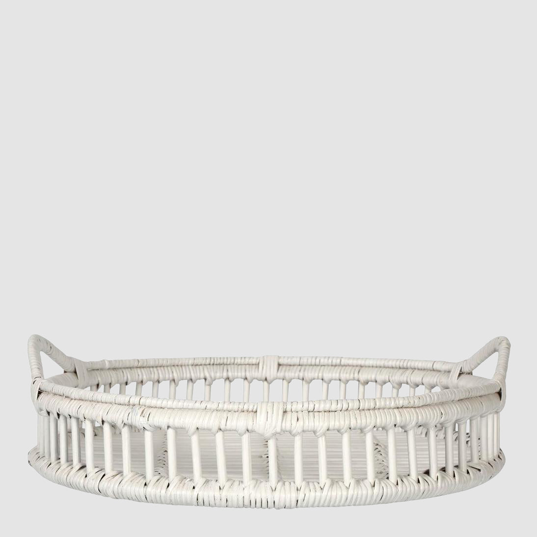 Trays Rattan Bahama White