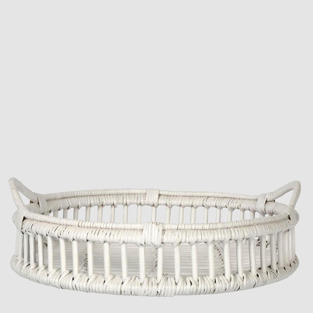 Trays Rattan Bahama White