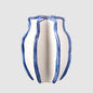Prism Vase Blue & White