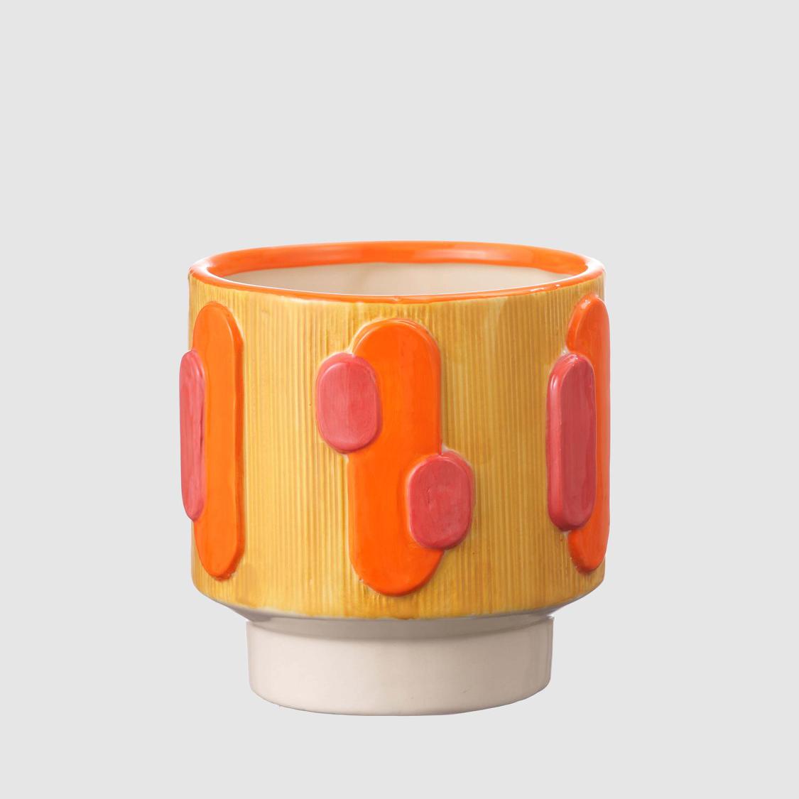 Serra Vase Yellow & Orange