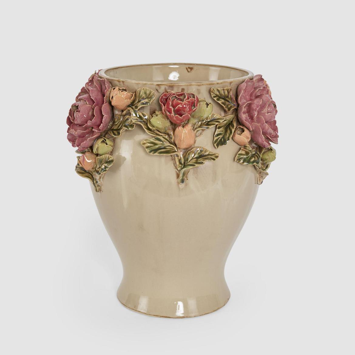 Blume Vase Pink & Cream
