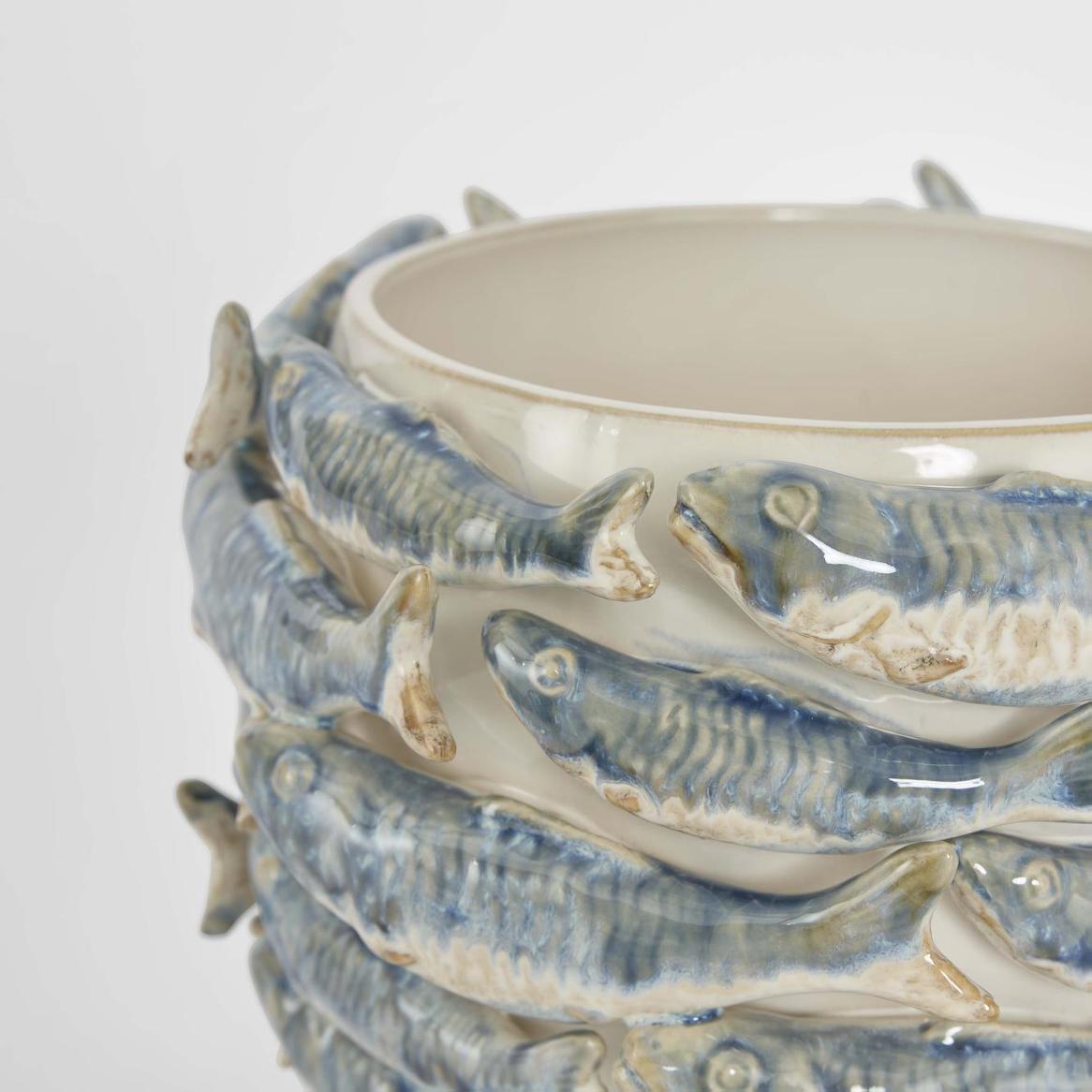 Reef Small Vase Blue & White