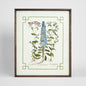 Vintage Flora 1 Wall Art 50x60cm
