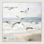Seaside Flight Wall Art 82.5 x 82.5cm
