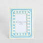 Zena Bone Inlay Photo Frame Light Blue 4x6