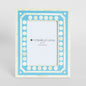 Zena Bone Inlay Photo Frame Light Blue 5x7