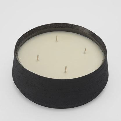 Citronella 4 Wick Candle Black