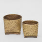 Lila Rattan Basket