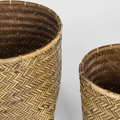 Lila Rattan Basket