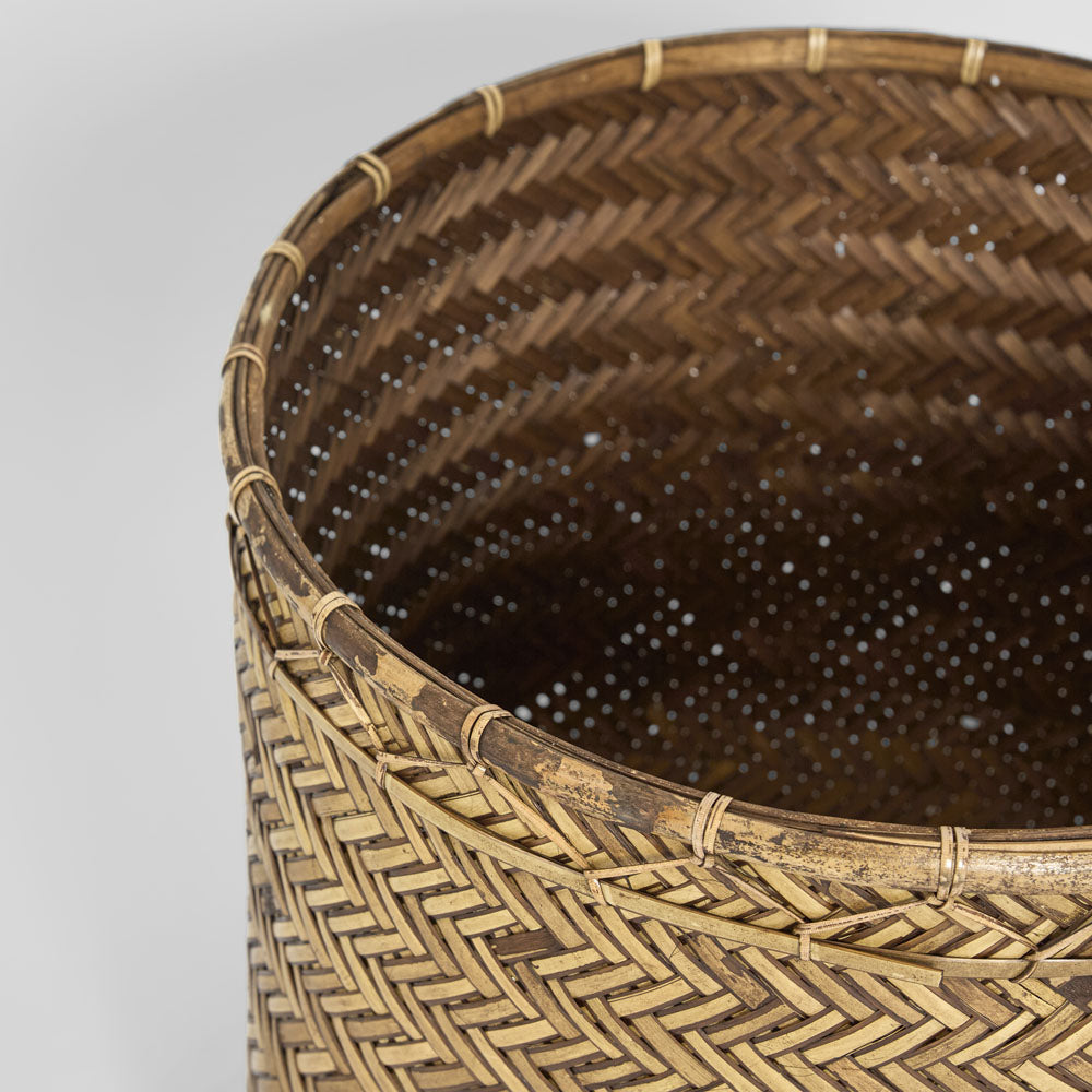 Lila Rattan Basket