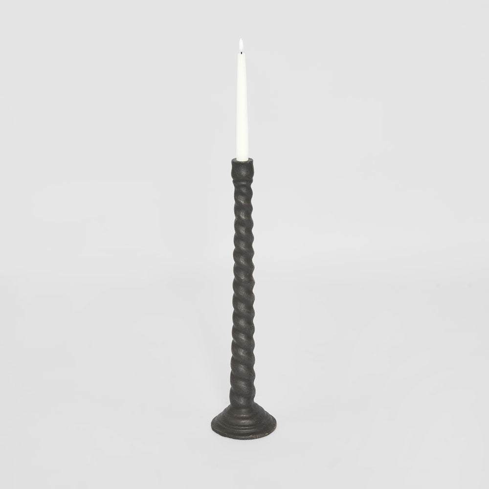 Zeke Cast Iron Candle Holder