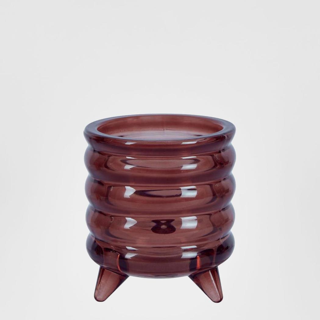 Ripple Tealight Holder Small Mulberry 6 pcs