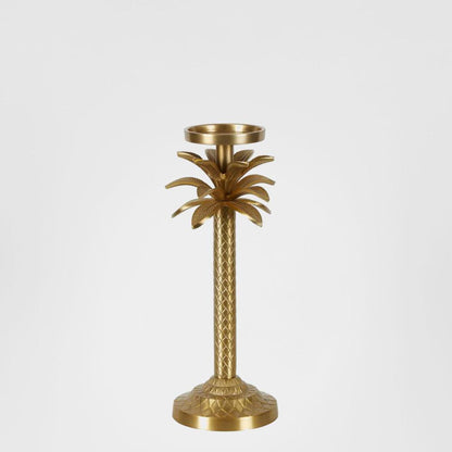 Raffles Palm Candle Stick Gold Small
