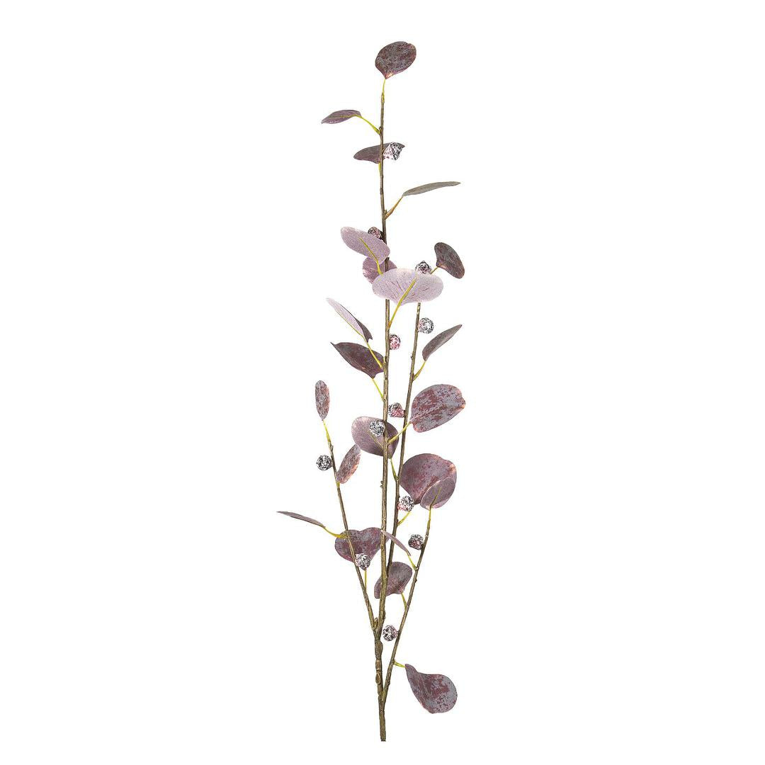 Eucalyptus leaf Spray Burgundy 90cm 6 pcs