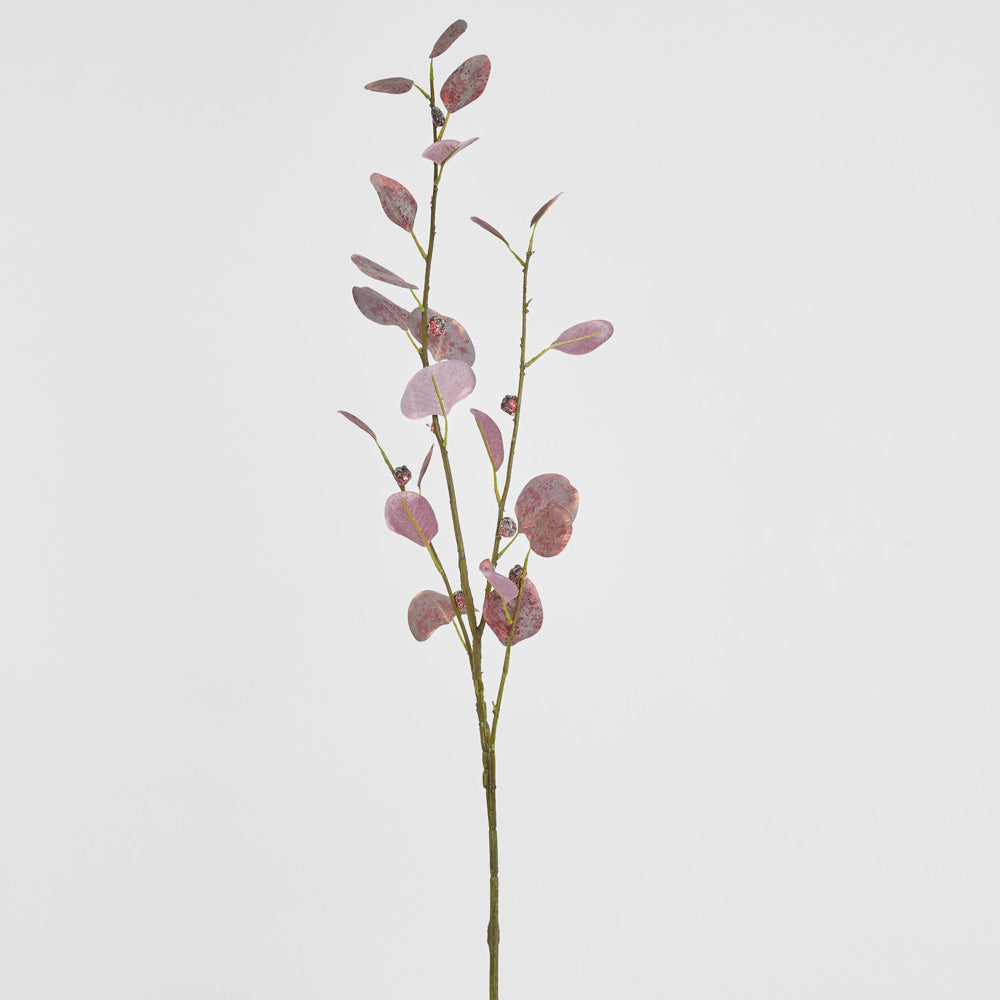 Eucalyptus leaf Spray Burgundy 90cm 6 pcs