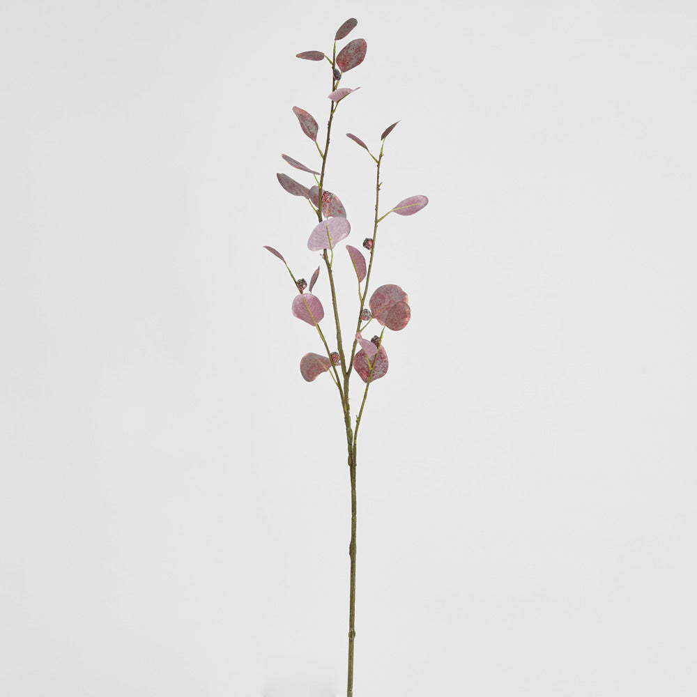 Eucalyptus leaf Spray Burgundy 90cm 6 pcs