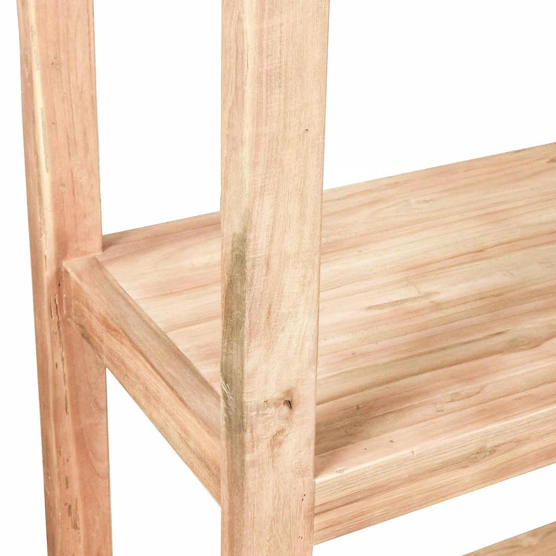 Carfu Wooden Shelf 150x40x240 Natural