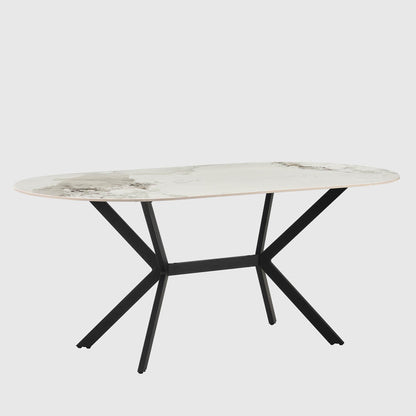 Nola Table White & Black
