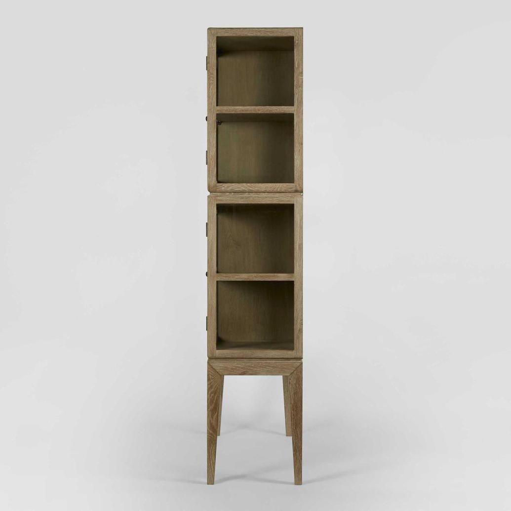 Columbus Oak 6 Door Cabinet