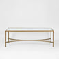 Palais Rectangular Coffee Table Gold