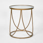 Palais Round Side Table Gold