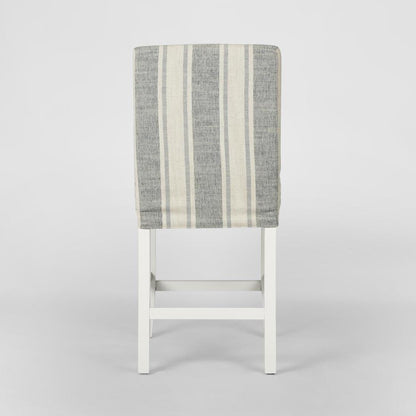 Slip Cover Only - Ville Blue/White Stripe (Counter Stool)