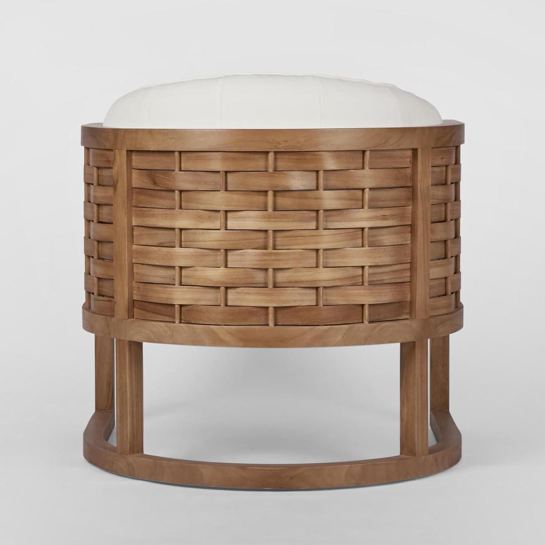 Weave Teak Armchair -Outdoor