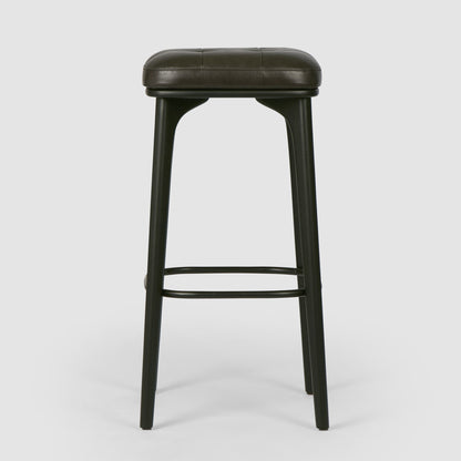 Carlton Leather Bar Stool Black