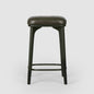 Carlton Leather Counter Stool Black