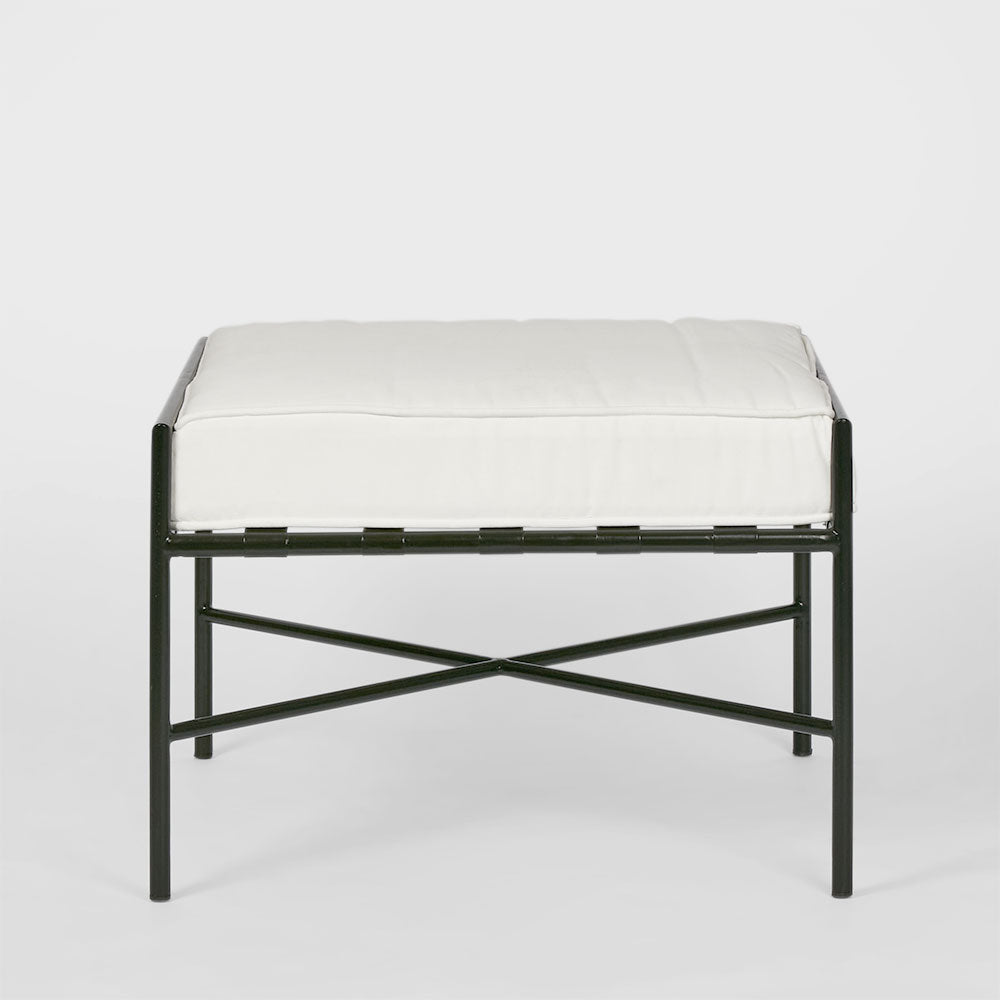 Sheffield Ottoman Outdoor White Cushion