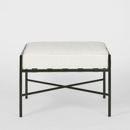 Sheffield Ottoman Outdoor White Cushion