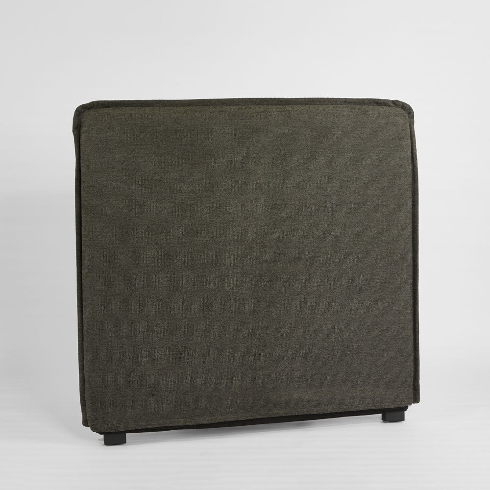 Slip Cover Only - Coolum Bedhead Single Charcoal