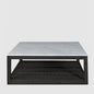 Denver Marble Coffee Table Black & White
