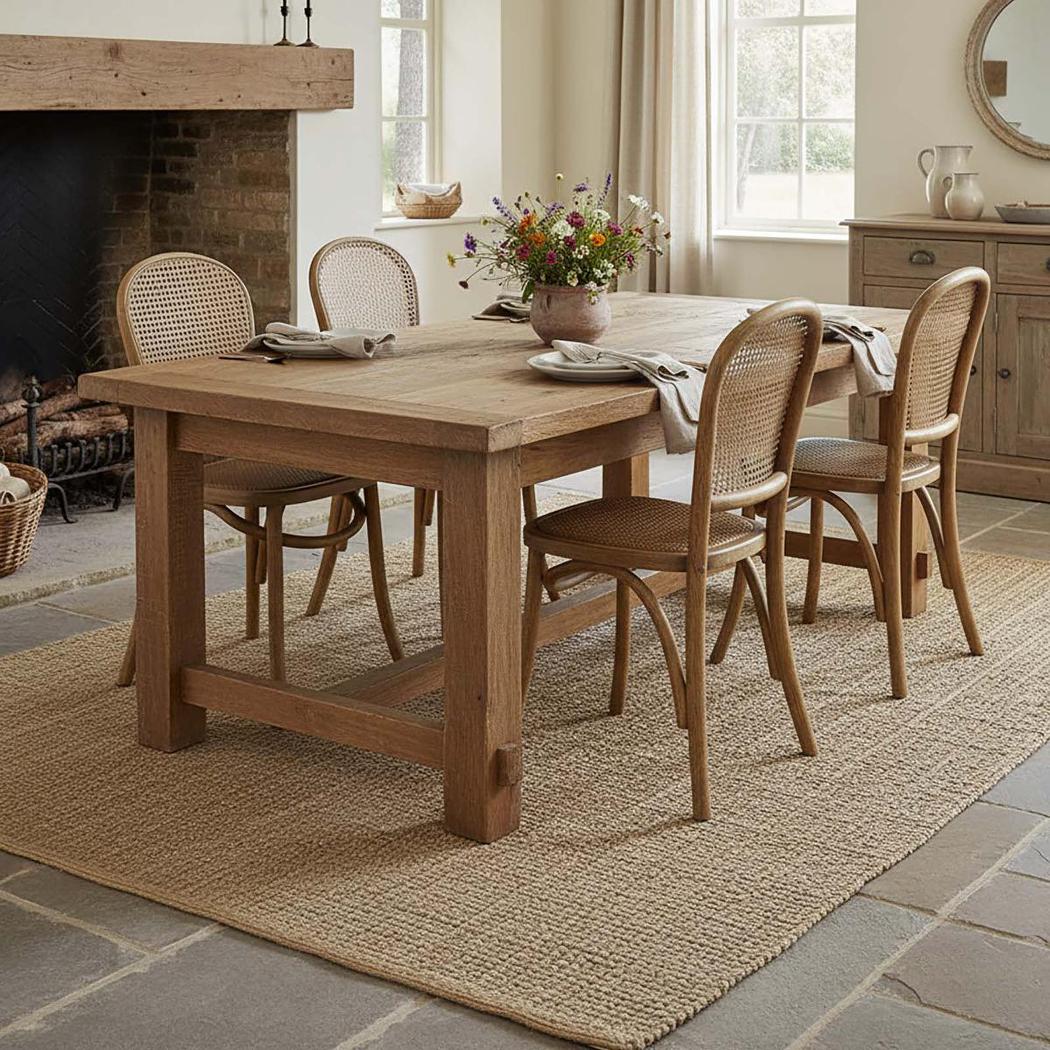 Denver Provincial Dining Chair Natural