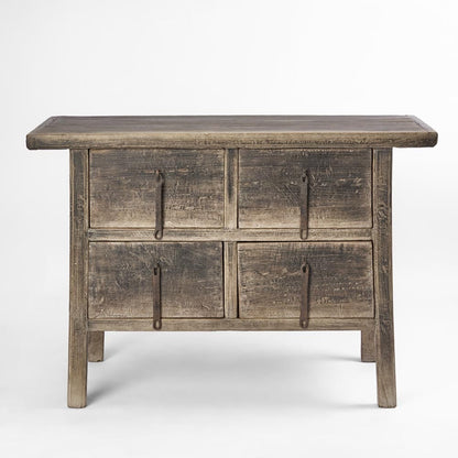 Shanxi 119cm Table with Drawers 130 Years Old