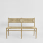 Lisbon Love Seat Natural
